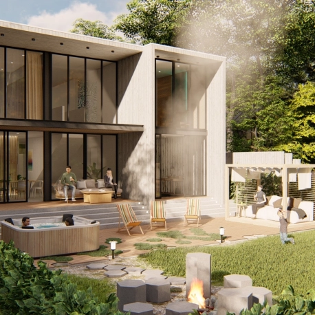 Egyedi fa árnyékolók, fa design elemek