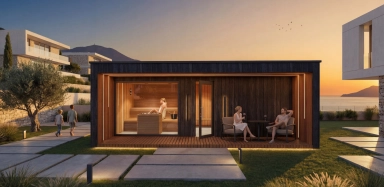 Prémium kültéri szaunaház