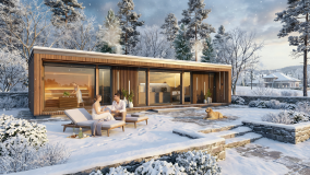 Téli wellness pihenőház