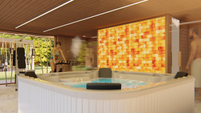 Jakuzzi és szauna