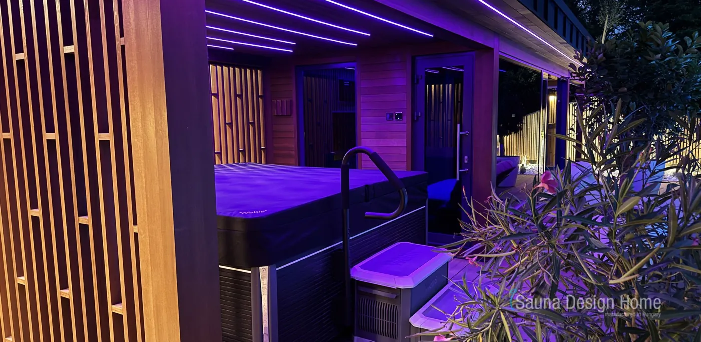 Szauna és jacuzzi