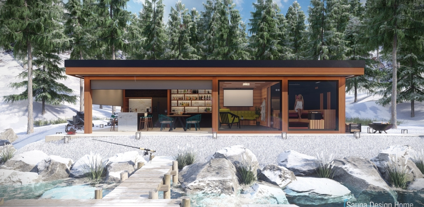 kültéri szaunaház