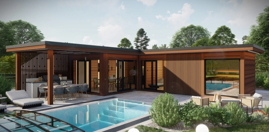 Személyre szabott prémium wellnessház